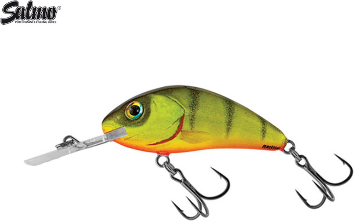 Salmo Rattlin Hornet - 5.5 cm - hot perch