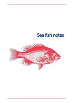 Sea fish notes