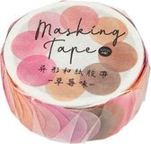 Roze Oranje Washi Tape Stippen | To Do Dots | Takenlijstjes Maken | To Do Lijstjes | Journalling | Bullet Journal | Journals | Plakboeken | Stickers | Bullet Points | Masking Tapes