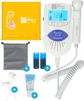 SleepyKids Doppler - Baby hartje monitor - Zwangerschap cadeau - Babyshower - Hartslag baby - Ultrasound gel - Luisteren - Inclusief batterijen