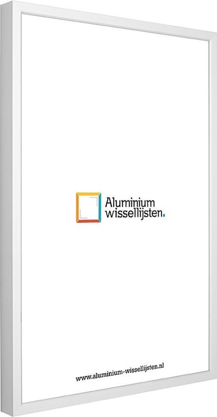 Aluminium Wissellijst 20x30 Matzilver - Helder Glas - Professional