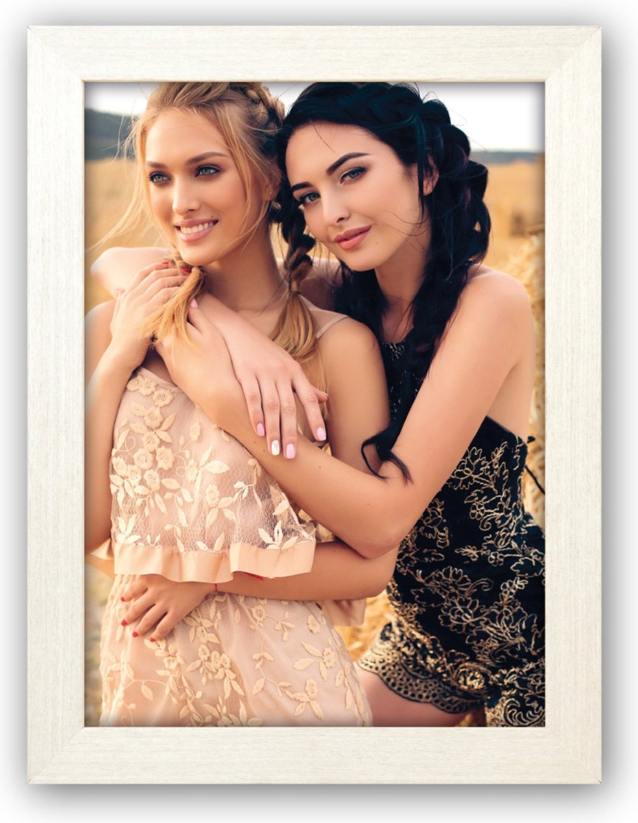 Zep Houten Fotolijst Shire Wit voor foto formaat 20x30 cm - MR23W