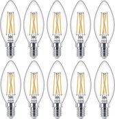 10 stuks Philips led kaarslamp E14 3.2W/927-922 Helder DimTone Cri90 A+