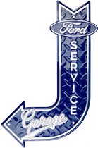 Ford Service Garage.  Aluminium Arrow Signs 28 x 43 cm.