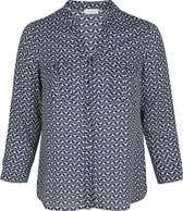 Promiss - Female - Hemd met geometrische print  - Blauw