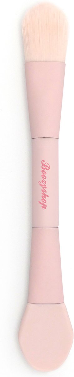 Goedkoopste Boozyshop ® Gezichtsmasker kwast - Masker kwast - Voor een gelijkmatige verdeling - Dual-ended - Hygiënisch - Roze - Face Mask Brush