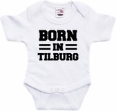 Born in Tilburg tekst baby rompertje wit jongens en meisjes - Kraamcadeau - Tilburg geboren cadeau 56 (1-2 maanden)