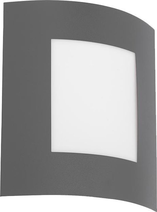 QAZQA emmerald - Moderne LED Smart Wandlamp incl. wifi voor buiten - 1 lichts - D 9 cm - Donkergrijs - Buitenverlichting
