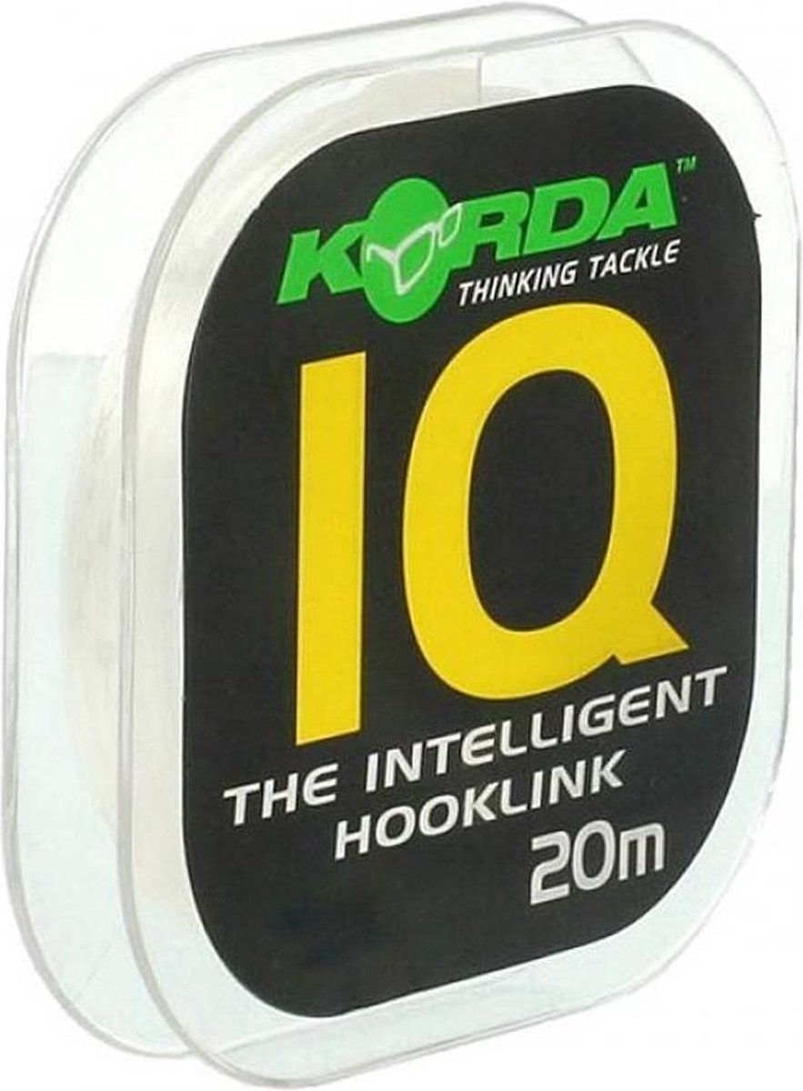 Korda IQ The Intelligent Hooklink - 10lb - 20m - Transparant