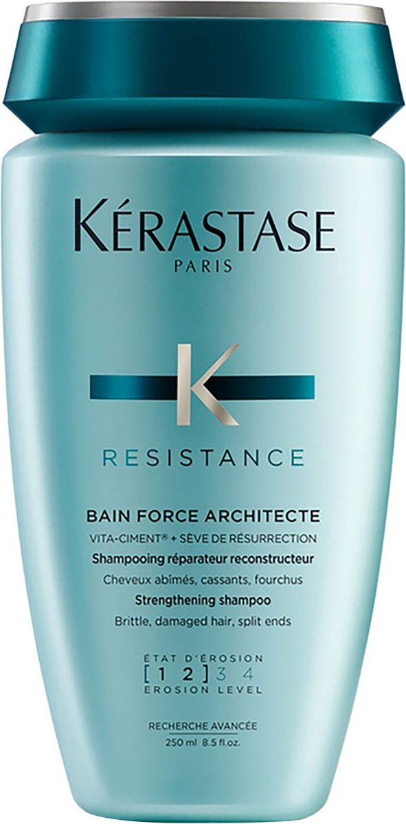 Kérastase Résistance Bain Force Architecte - Shampoo voor Beschadigd Haar - 250 ml