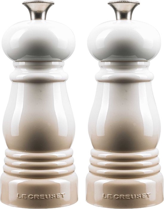 Le Creuset Mini Peper- en Zoutset - Meringue - 12 cm