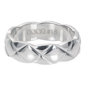 iXXXi jewelry single ring Nikki zilverkleurig staal - Maat 19
