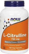 L-Citrulline 750mg-180 veggie caps