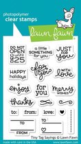 Tiny Tag Sayings Clear Stamps (LF1222)