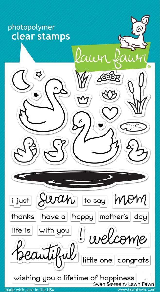 Swan Soiree Clear Stamps (LF2219)