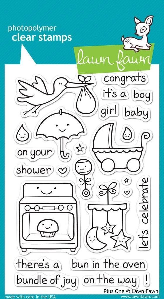 Plus One Clear Stamps (LF337)