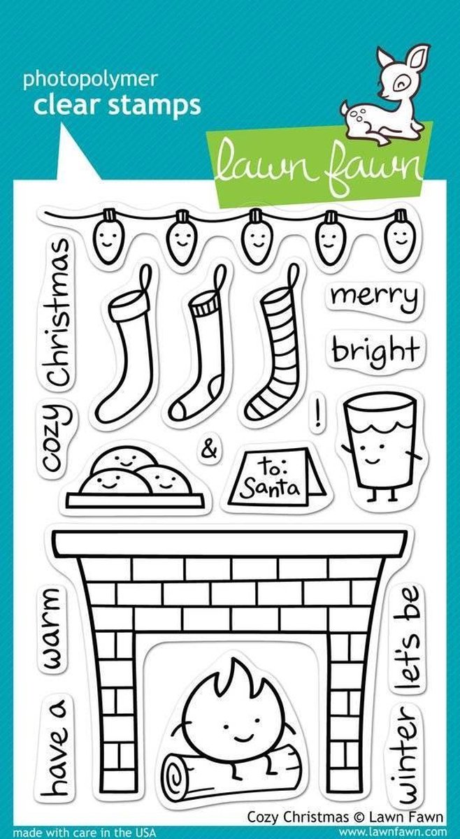 Cozy Christmas Clear Stamps (LF334)