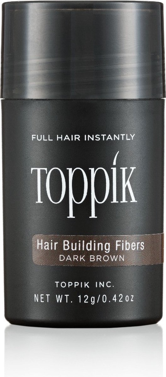 Toppik Hair Building Fibers 12 gram-  Donkerbruin