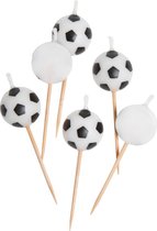 Voetbal Prikkers 14cm 6st