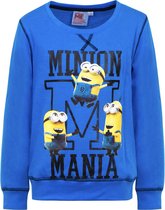 Minions sweater - blauw - Minion Mania - maat 92/98 (3 jaar)