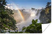 Affiche Cascade - Arc-en-ciel - Tropical - 30x20 cm