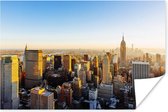 Poster New York - Zon - Skyline - 30x20 cm