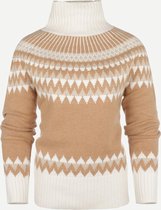 Steppin' Out Herfst/Winter 2021 Trui Jacky Vrouwen - Regular Fit - Nylon - Beige (S)