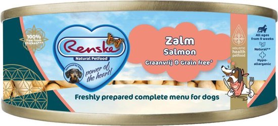 Renske Vers Gestoomd Compleet Menu Zalm Graanvrij 24 x 95 g