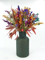 Droogbloemen boeket ''Kleurrijk Bloemenveld'' | 55cm | Veel verschillende bloemen | Kleurrijk & Vrolijk
