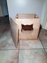 Bronneger Exclusive - Kattenhuis - L - Kattenbak ombouw kast - kattenmand