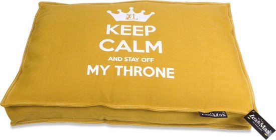 BOXBED KEEP CALM 75X50 HONEY YELLOW