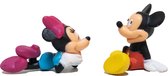 Mickey en Minnie mouse  Disney figuurtjes 5 x 4 cm 2 stuks