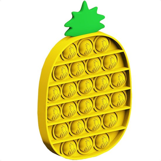 Popit Fidget Toy - Gele Ananas | bol.com