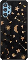 Samsung A32 5G hoesje - Counting the stars | Samsung Galaxy A32 5G case | Hardcase backcover zwart