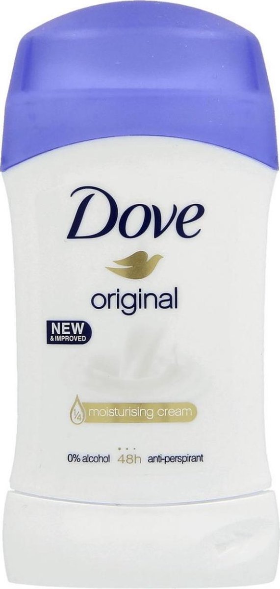 Goedkoopste Dove Original Deodorant Vrouw - Anti Transpirant Deodorant Stick met 0 Alcohol en 48 Uur Zweetbescherming - Bestverkochte Deo