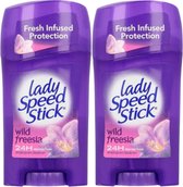 Lady Speed Stick Wild Freesia Deodorant Vrouw - Anti-Transpirant Deodorant Stick met 24 Uur Zweetbescherming - Bestseller Uit Amerika - 2 Stuks