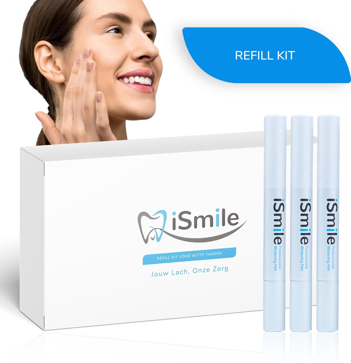 iSmile Refill kit - Navulling - Veilig Tanden Bleken - Zonder Peroxide - Witte Tanden - Teeth Whitening