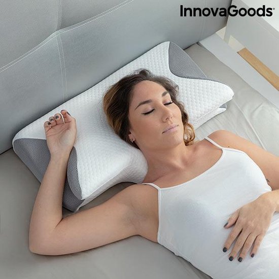 Visco-elastisch nekkussen met ergonomische contouren Conforti InnovaGoods |  bol