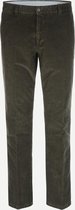 Steppin' Out Herfst/Winter 2021  Blair Washed Cord Chino Mannen - Slim Fit - Katoen - Groen (54)