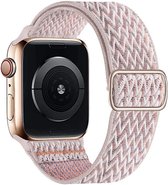 Nylon solo band - pink sand - Geschikt voor Apple Watch