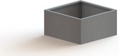 MySteel Verzinkt staal plantenbak Miami 800x800 Inclusief Bodemplaat  - Hoogte: 300mm
