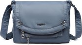 Bagwise® Schoudertas - Crossbodytas - Dames - 1728 - Jeans Blauw