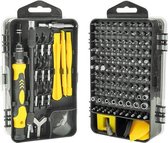 138 in 1 DIY Mobiele Telefoon Demontage Tool Klok Reparatie Multifunctionele Tool Schroevendraaier Set (Geel)