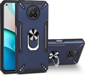 Voor Xiaomi Redmi Note 9 5G PC + TPU-beschermhoes met 360 graden draaibare ringhouder (koningsblauw)