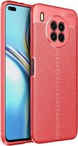 Litchi Texture TPU schokbestendig hoesje voor Huawei nova 8i (rood)