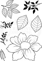 Woodware Clear stamp - Bloemen - Hondsroos - A6 - Polymeer