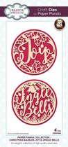 Creative Expressions Stans - Kerst - Kerstballen - Ø9 - Set van 4
