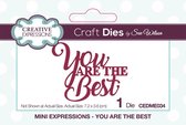 Creative Expressions Stans - 'You Are The Best' - 4,7cm x 5,9cm