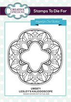 Creative Expressions Cling stamp - Frame kaleidoscoop - 8,3cm x 8,3cm