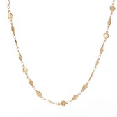 Go Dutch Label Ketting hart en diamond Goud N1862-2